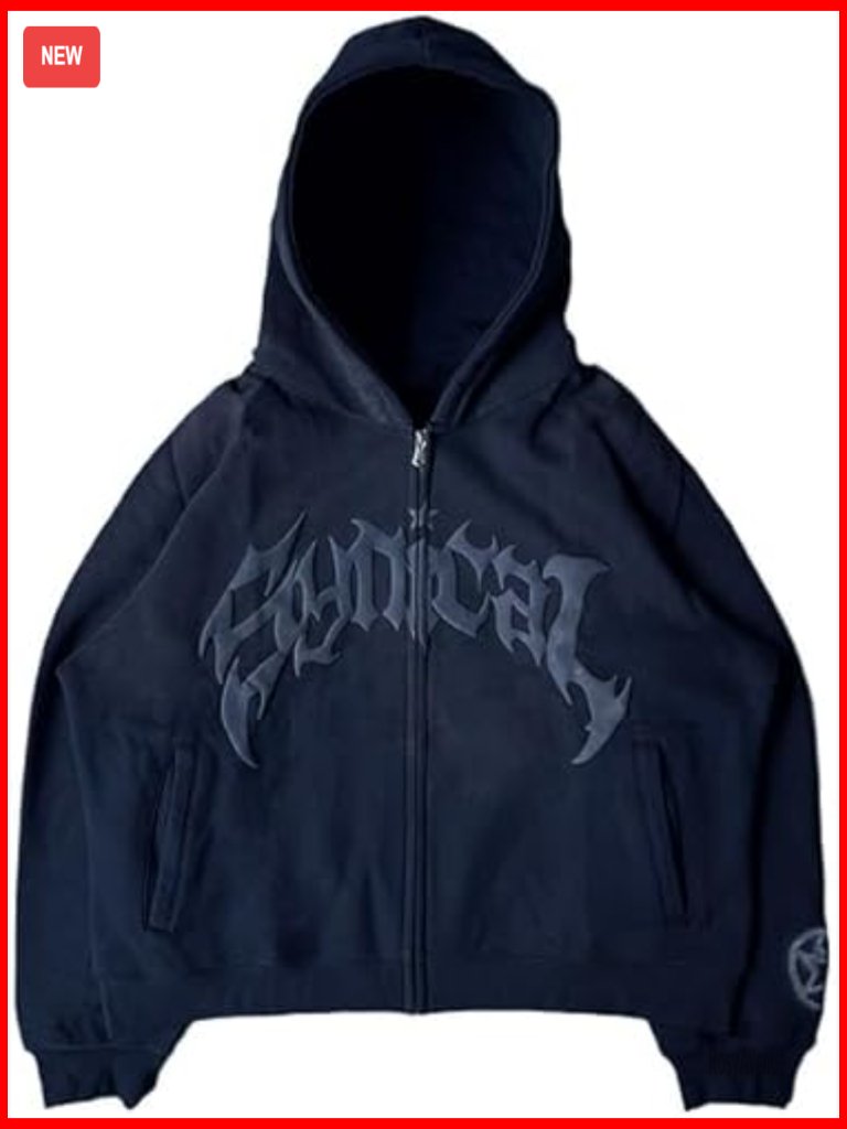 Oversized Full Zip Hoodie With Built-In Mask Long Sleeve Sweatshirt With Pocket